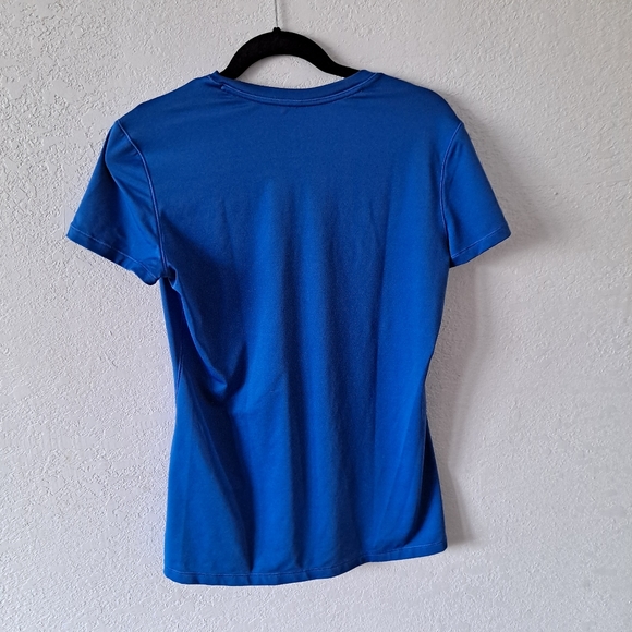 Adidas Blue V-Neck shirt - Picture 6 of 6